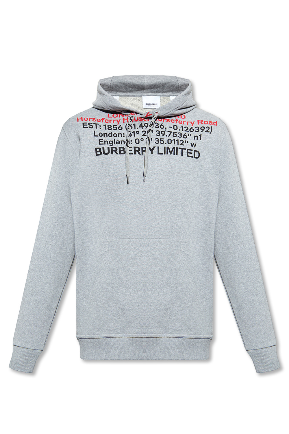 Burberry hotsell hoodie grau